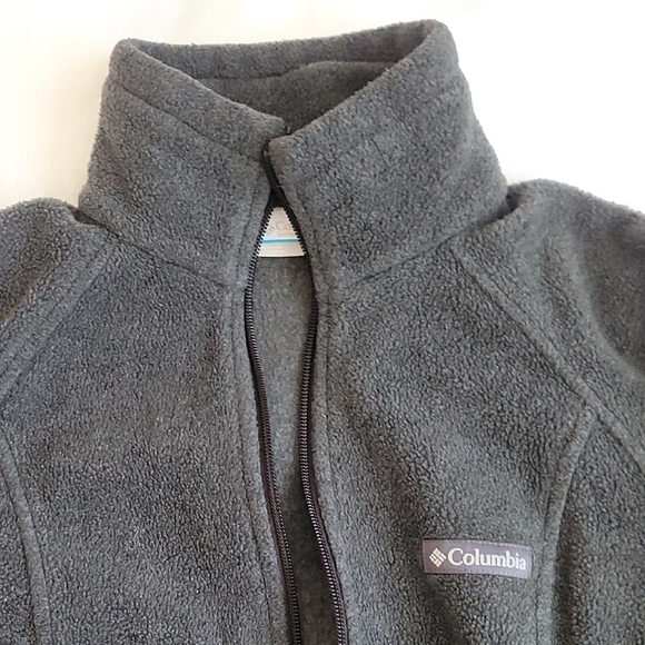 Columbia Kids Gray Fleece Jacket - Picture 3 of 6